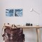 Stupell Industries Breaking Ocean Waves 2 pc Framed Giclee Wall Art Set Design by Melissa Wang